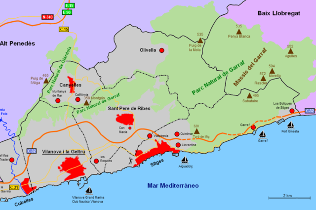 карта парка гарраф