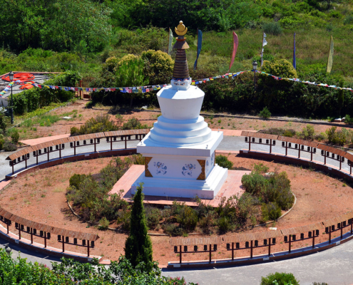 Буддийская ступа в парке Гарраф