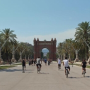 Велосипедисты в Барселоне